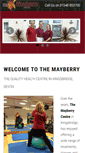 Mobile Screenshot of mayberrycentre.co.uk