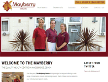 Tablet Screenshot of mayberrycentre.co.uk